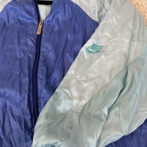 Vintage 80's Nike Windbreaker Full Zip Jacket Blue Tag Size Small Unisex - Picture 5 of 7